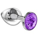 Enlarged Anal Plug Diamond Purple Sparkle XL Lola games Diamond Enlarged Anal Plug Diamond Purple Sparkle XL Lola games Diamond