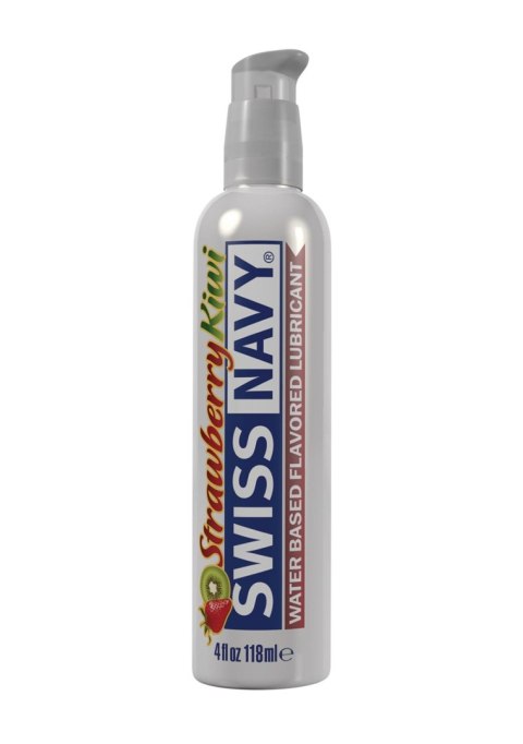 Lubricant with Strawberry Kiwi Flavor - 4 fl oz / 118 ml Swiss Navy Lubricant with Strawberry Kiwi Flavor - 4 fl oz / 118 ml Swiss Navy