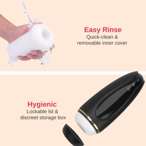 Masturbator - Nappex™ Branco Black - Premium Mastubators (10 Languages Nappex Masturbator - Nappex™ Branco Black - Premium Mastubators (10 Languages Nappex