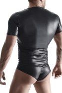 Męski t-shirt z wetlooka w serek XXL Regnes Fetish Planet Męski t-shirt z wetlooka w serek XXL Regnes Fetish Planet