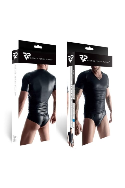 Męski t-shirt z wetlooka w serek XXL Regnes Fetish Planet Męski t-shirt z wetlooka w serek XXL Regnes Fetish Planet