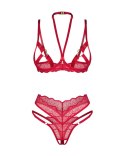 Cupide Desir komplet 2-częściowy otwarty L/XL Obsessive Cupide Desir komplet 2-częściowy otwarty L/XL Obsessive