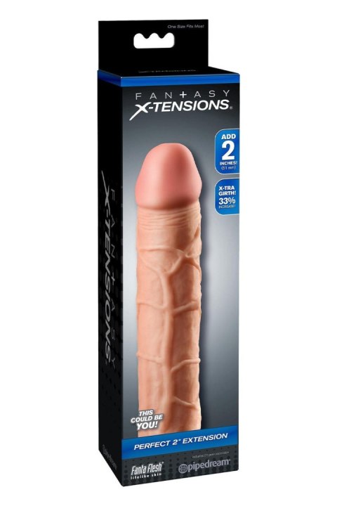 FANTASY X-TENSIONS PERFECT 2 INCH EXTENSION LIGHT Pipedream FANTASY X-TENSIONS PERFECT 2 INCH EXTENSION LIGHT Pipedream