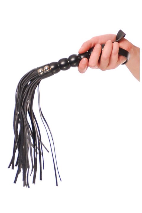 FETISH FANTASY SERIES BEADED CAT-O-NINE TAILS BLACK Pipedream FETISH FANTASY SERIES BEADED CAT-O-NINE TAILS BLACK Pipedream