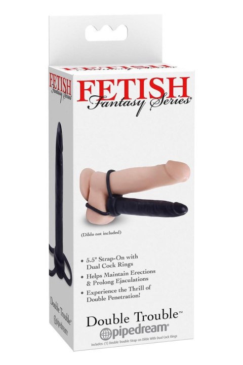 FETISH FANTASY SERIES DOUBLE TROUBLE BLACK Pipedream FETISH FANTASY SERIES DOUBLE TROUBLE BLACK Pipedream
