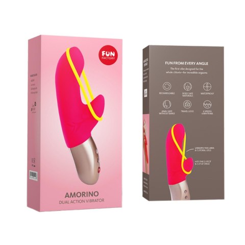 Fun Factory - AMORINO pink/neon yellow Fun Factory Fun Factory - AMORINO pink/neon yellow Fun Factory