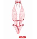 Open crotch Body-Set Renee-Red Christine Open crotch Body-Set Renee-Red Christine