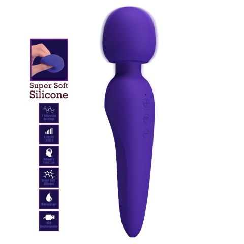 PRETTY LOVE - Meredith Dark Purple, 5 levels of speed control Memory function 7 vibration functions Pretty Love PRETTY LOVE - Meredith Dark Purple, 5 levels of speed control Memory function 7 vibration functions Pretty Love