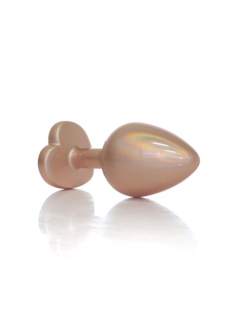 Plug-Jewellery Pearl Gold Heart PLUG- Clear M B - Series HeavyFun Plug-Jewellery Pearl Gold Heart PLUG- Clear M B - Series HeavyFun