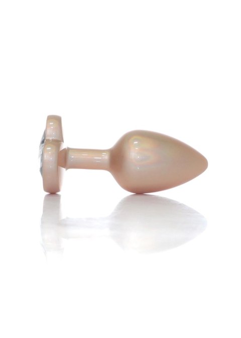 Plug-Jewellery Pearl Gold Heart PLUG- Clear S B - Series HeavyFun Plug-Jewellery Pearl Gold Heart PLUG- Clear S B - Series HeavyFun