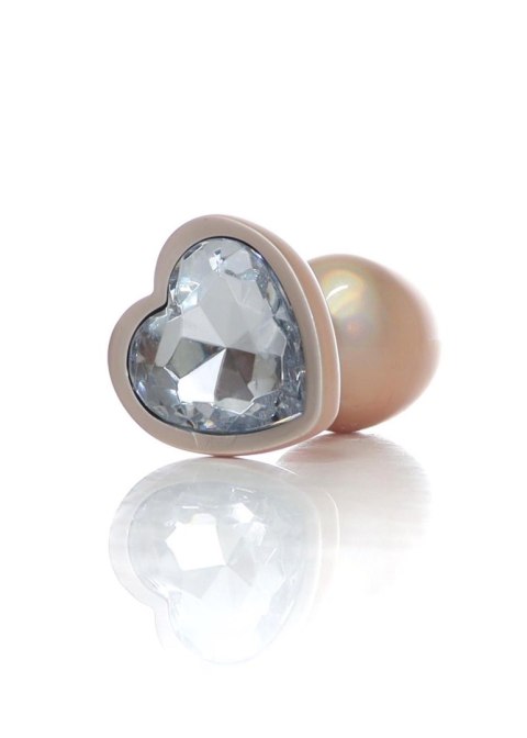 Plug-Jewellery Pearl Gold Heart PLUG- Clear S B - Series HeavyFun Plug-Jewellery Pearl Gold Heart PLUG- Clear S B - Series HeavyFun