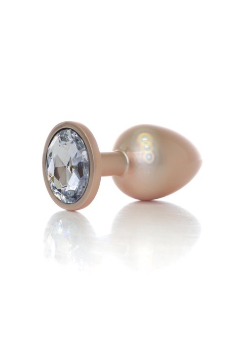 Plug-Jewellery Pearl Gold PLUG- Clear L B - Series HeavyFun Plug-Jewellery Pearl Gold PLUG- Clear L B - Series HeavyFun