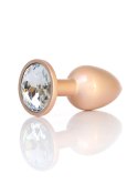 Plug-Jewellery Pearl Gold PLUG- Clear S B - Series HeavyFun Plug-Jewellery Pearl Gold PLUG- Clear S B - Series HeavyFun