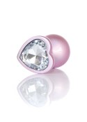Plug-Jewellery Pearl Pink Heart PLUG- Clear M B - Series HeavyFun Plug-Jewellery Pearl Pink Heart PLUG- Clear M B - Series HeavyFun