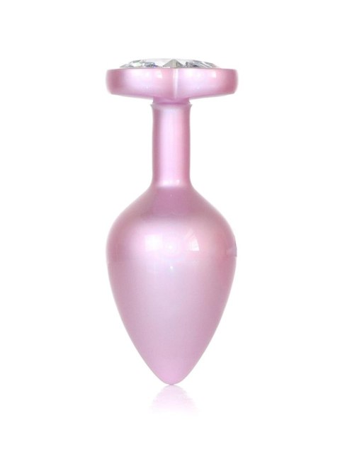 Plug-Jewellery Pearl Pink Heart PLUG- Clear M B - Series HeavyFun Plug-Jewellery Pearl Pink Heart PLUG- Clear M B - Series HeavyFun