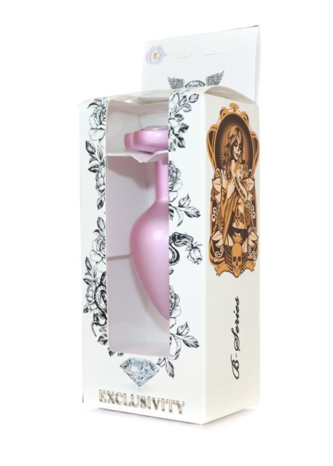 Plug-Jewellery Pearl Pink Heart PLUG- Clear M B - Series HeavyFun Plug-Jewellery Pearl Pink Heart PLUG- Clear M B - Series HeavyFun