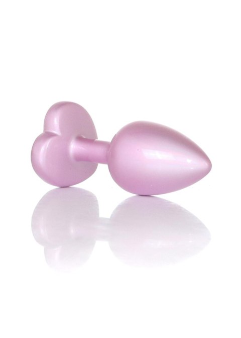 Plug-Jewellery Pearl Pink Heart PLUG- Clear S B - Series HeavyFun Plug-Jewellery Pearl Pink Heart PLUG- Clear S B - Series HeavyFun