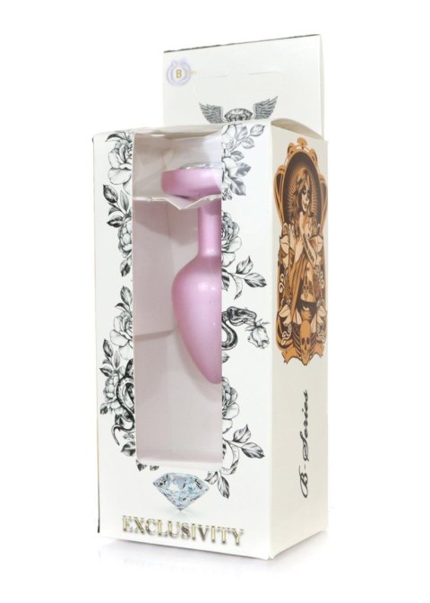 Plug-Jewellery Pearl Pink Heart PLUG- Clear S B - Series HeavyFun Plug-Jewellery Pearl Pink Heart PLUG- Clear S B - Series HeavyFun