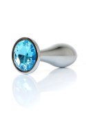 Plug-Jewellery Silver PLUG- Light Blue L B - Series HeavyFun Plug-Jewellery Silver PLUG- Light Blue L B - Series HeavyFun