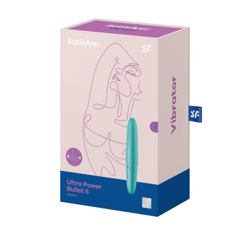 Stymulator-Ultra Power Bullet 6 (Turquoise) Satisfyer Stymulator-Ultra Power Bullet 6 (Turquoise) Satisfyer