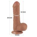 7'' Sliding Skin Dual Layer Dong Brown Lovetoy 7'' Sliding Skin Dual Layer Dong Brown Lovetoy