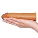 Add 1"" Pleasure X Tender Penis Sleeve Brown Lovetoy Add 1"" Pleasure X Tender Penis Sleeve Brown Lovetoy