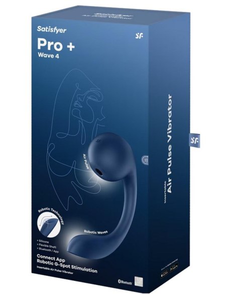 Pro+ Wave 4 Connect App dark blue Satisfyer Pro+ Wave 4 Connect App dark blue Satisfyer