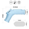 Vibrating Drip Knights Ring with Scrotum Sleeve Lovetoy Vibrating Drip Knights Ring with Scrotum Sleeve Lovetoy