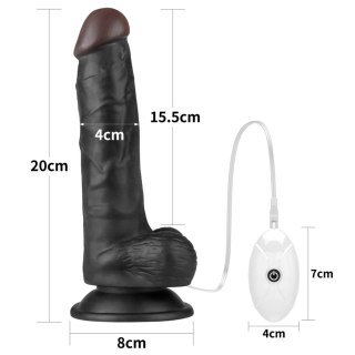 Vibrating Easy Strapon Set 7.5'' Black Lovetoy