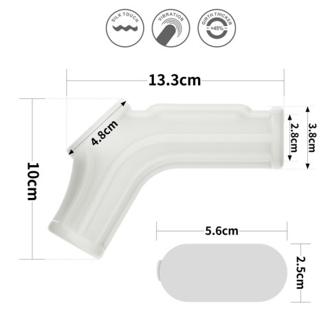 Vibrating Ridge Knights Ring with Scrotum Sleeve Lovetoy