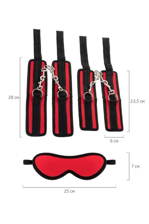 Anonymo bandage set, polyester, red Toyfa Anonymo bandage set, polyester, red Toyfa
