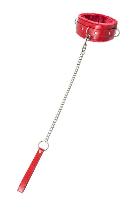 Anonymo collar, PU leather, red Toyfa Anonymo collar, PU leather, red Toyfa