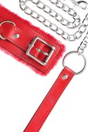 Anonymo collar, PU leather, red Toyfa Anonymo collar, PU leather, red Toyfa