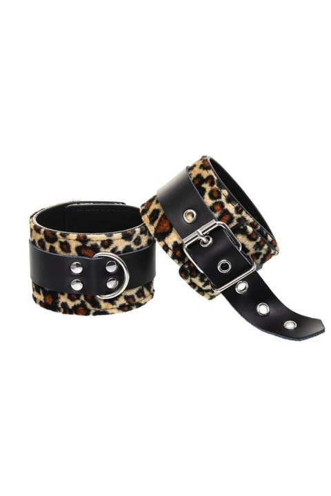 Anonymo handcuffs, PU leather, print, 19.5 cm Toyfa Anonymo handcuffs, PU leather, print, 19.5 cm Toyfa