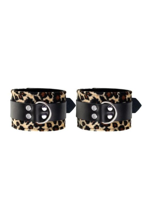 Anonymo handcuffs, PU leather, print, 19.5 cm Toyfa Anonymo handcuffs, PU leather, print, 19.5 cm Toyfa
