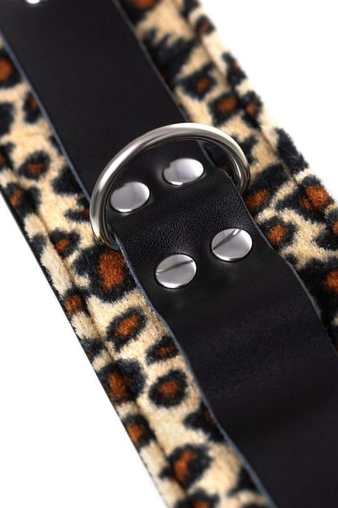 Anonymo handcuffs, PU leather, print, 19.5 cm Toyfa Anonymo handcuffs, PU leather, print, 19.5 cm Toyfa