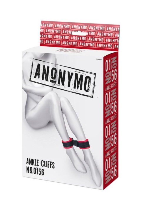 Anonymo handcuffs, velour, red, 29 cm Anonymo by TOYFA Anonymo handcuffs, velour, red, 29 cm Anonymo by TOYFA