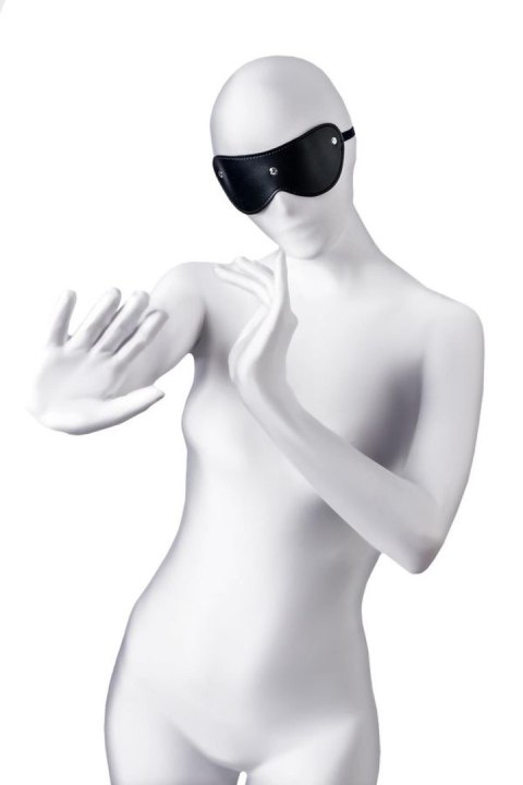 Anonymo mask, PU leather, black, 24 cm Anonymo by TOYFA Anonymo mask, PU leather, black, 24 cm Anonymo by TOYFA