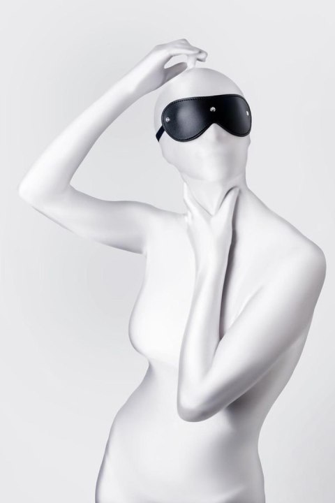 Anonymo mask, PU leather, black, 24 cm Anonymo by TOYFA Anonymo mask, PU leather, black, 24 cm Anonymo by TOYFA