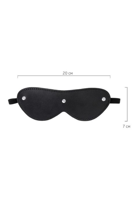 Anonymo mask, PU leather, black, 24 cm Anonymo by TOYFA Anonymo mask, PU leather, black, 24 cm Anonymo by TOYFA