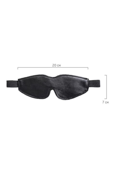Anonymo mask, PU leather, black, 26.5 cm Anonymo by TOYFA Anonymo mask, PU leather, black, 26.5 cm Anonymo by TOYFA