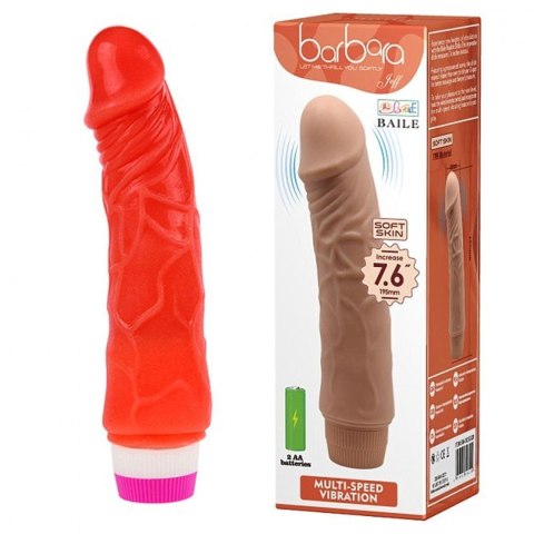 Barbara Classic Jelly Vibe Red 20 cm. Baile Barbara Classic Jelly Vibe Red 20 cm. Baile