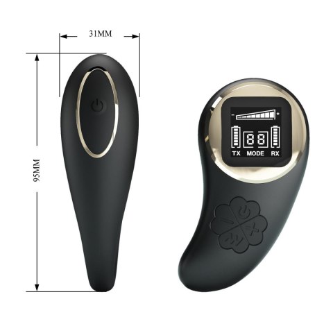 PRETTY LOVE - Nathan, Wireless remote control 9 speed levels 10 vibration functions, ABS Silicone , USB rechargeable Pretty Love PRETTY LOVE - Nathan, Wireless remote control 9 speed levels 10 vibration functions, ABS Silicone , USB rechargeable Pretty Love