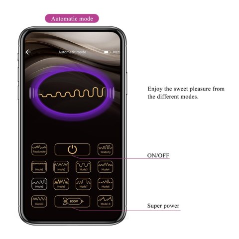 SHEY, 10 vibration functions 10 tapping functions Mobile APP Long-distance Control Pretty Love