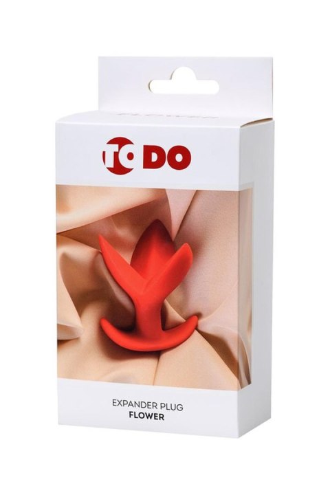 ToDo Flower Red Expander Plug ToDo by TOYFA