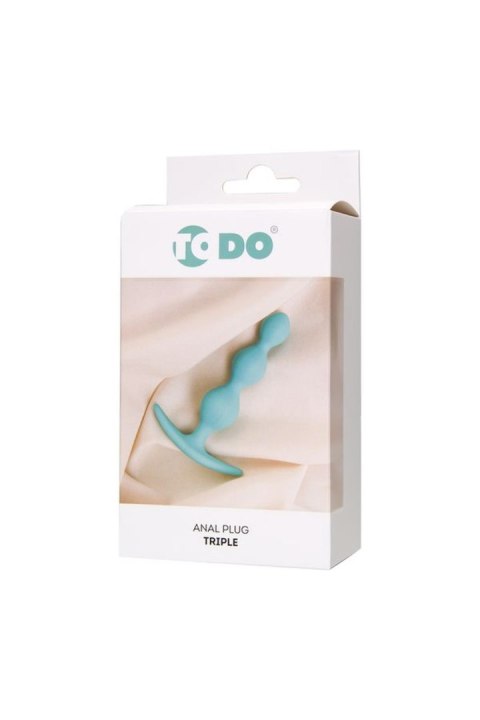 ToDo by Toyfa Anal plug Triple, silicone, mint, 10.5 cm, O 2.4 cm ToDo by TOYFA ToDo by Toyfa Anal plug Triple, silicone, mint, 10.5 cm, O 2.4 cm ToDo by TOYFA