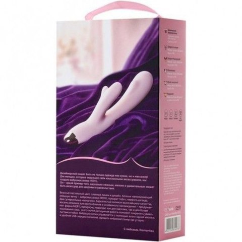 XVibromassager Eromantica MERYL, silicone, pink, 22,5 cm Eromantica XVibromassager Eromantica MERYL, silicone, pink, 22,5 cm Eromantica