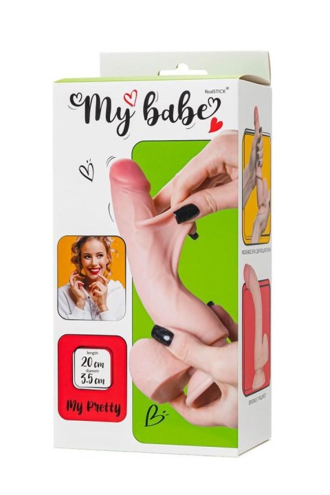 Dildo My babe by RealStick My Pretty, flesh,TPE, 20cm RealStick Nude by TOYFA Dildo My babe by RealStick My Pretty, flesh,TPE, 20cm RealStick Nude by TOYFA