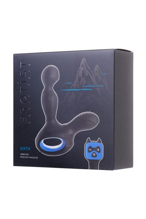 EROTIST SIXTH Prostate Massager vibro with heating silicone black 14.5 cm Erotist EROTIST SIXTH Prostate Massager vibro with heating silicone black 14.5 cm Erotist