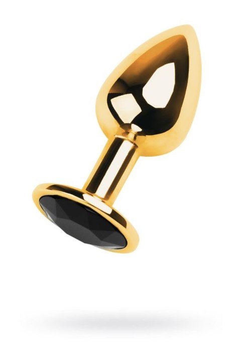 Golden anal plug TOYFA Metal,with a tourmaline colored gem Metal by TOYFA Golden anal plug TOYFA Metal,with a tourmaline colored gem Metal by TOYFA